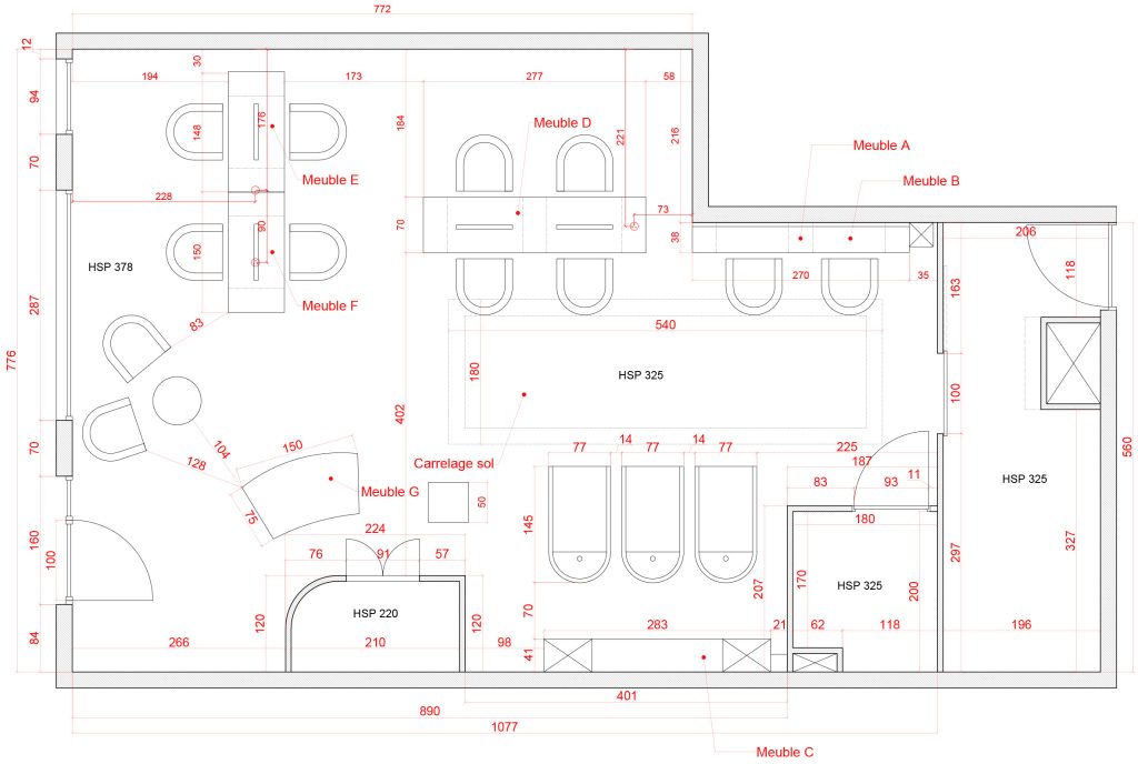 Salon de coiffure réalisé par le studio Claude Lecante, conception de l'espace, design des mobiliers et choix des matériaux, il est situé à Colombes. @salondecoiffure @salondecoiffuredesign @atelierB #atelierB