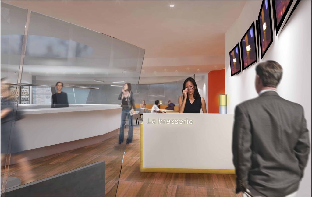 Design du bar Publicis Drugstore réalisé en Corian, il est situé Avenue des Champs-Élysées à Paris. Création de Claude Lecante designer à Paris. #publicisdrugstore @publicisdrugstore @claudelecante #architecture @retail