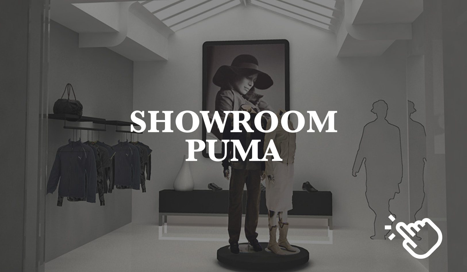 Page montrant les divers travaux de design et d'architecte d'intérieur de Claude Lecante.