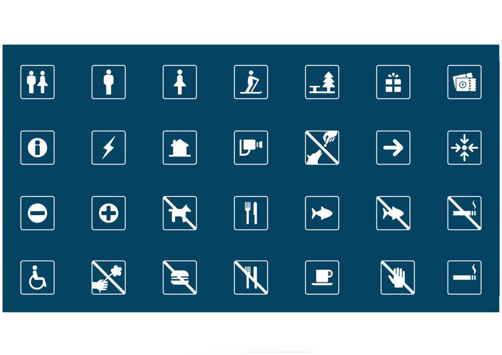 Programmation et implantation signalétique. Conception graphique et design de l’ensemble des mobiliers du scénoparc. Création de la gamme de mobilier signalétique (panneaux routiers, de localisation et directionnels...) Panneaux en aluminium sérigraphiés montés sur support bois pour l’extérieur et en corian sublimé pour l’intérieur. Graphisme en collaboration avec Artkas #saint_martin_de_vesubie #letempsduloup #lecanteclaude