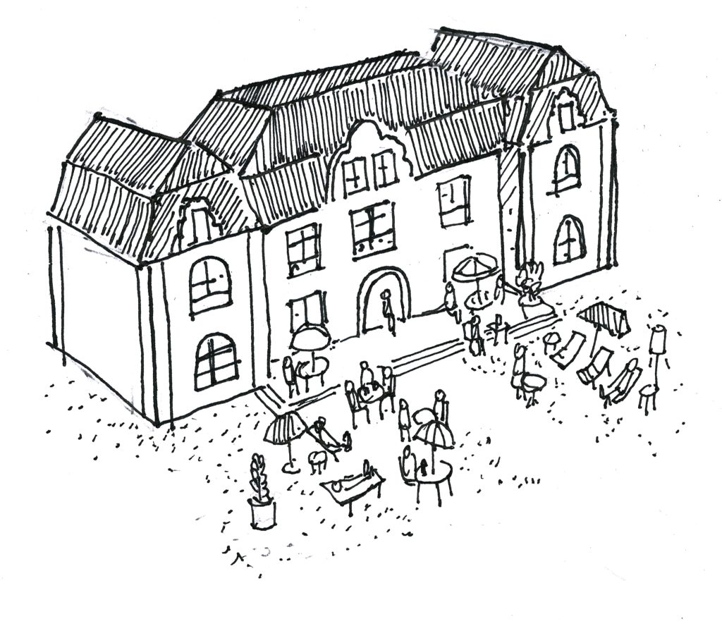 Pour nos projets ou pour différentes agences de communication ou de design, réalisations de croquis fait main servant à des appels d’offres, dossiers d’esquisses et développements de projets. Suite à un brief avec ou sans image existante, mettre sur papier les concepts, volumes et histoires que l’agence souhaite proposer à leurs clients. #drawing #croquis_architecture #claude_lecante #design_graphique #graphisme #dessinmain