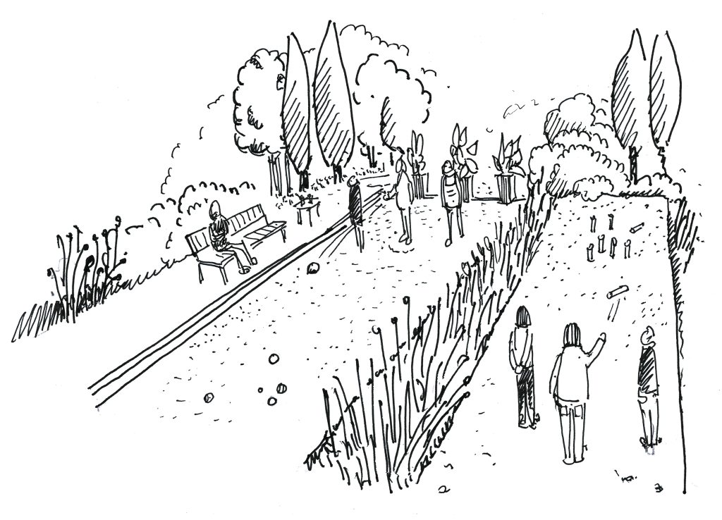 Pour nos projets ou pour différentes agences de communication ou de design, réalisations de croquis fait main servant à des appels d’offres, dossiers d’esquisses et développements de projets. Suite à un brief avec ou sans image existante, mettre sur papier les concepts, volumes et histoires que l’agence souhaite proposer à leurs clients. #drawing #croquis_architecture #claude_lecante #design_graphique #graphisme #dessinmain