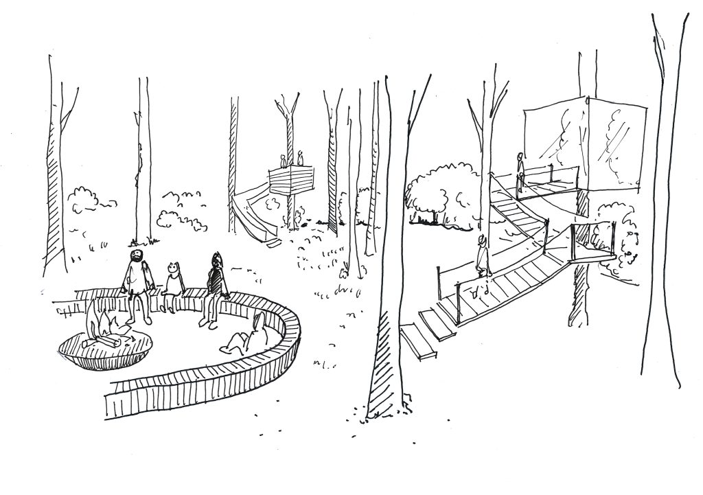 Pour nos projets ou pour différentes agences de communication ou de design, réalisations de croquis fait main servant à des appels d’offres, dossiers d’esquisses et développements de projets. Suite à un brief avec ou sans image existante, mettre sur papier les concepts, volumes et histoires que l’agence souhaite proposer à leurs clients. #drawing #croquis_architecture #claude_lecante #design_graphique #graphisme #dessinmain