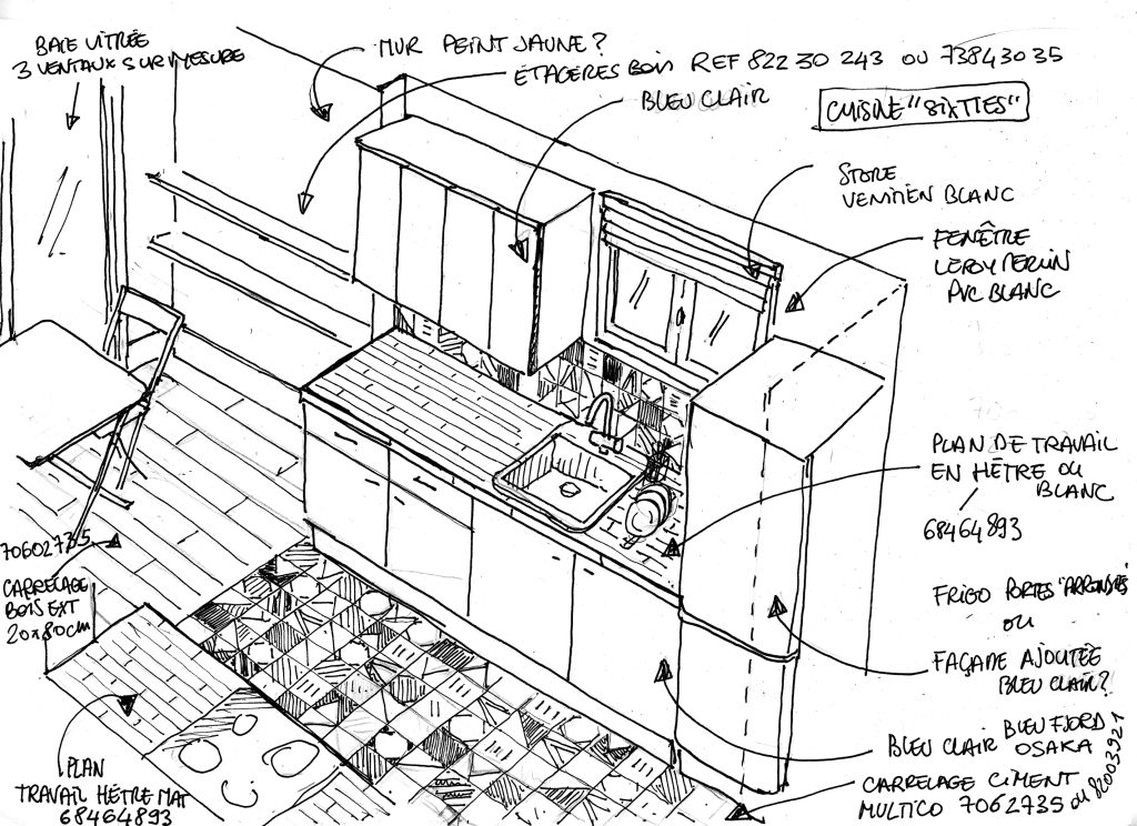 Pour le catalogue et/ou le site internet de Leroy Merlin, dans le cadre des «cahiers d’idées» propositions d’aménagement et d’astuces de construction. D’après un briefing avec cible fournie, rendu de différents concept pour validation. Puis conception des espaces et design des mobiliers avec comme contrainte l’utilisation des matériaux vendus chez Leroy Merlin. Conception, design et ambiance, plans de fabrication du décor pour la future réalisation des photographies servant au catalogue. design : Claude Lecante #leroymerlin @leroymerlin @claudelecante