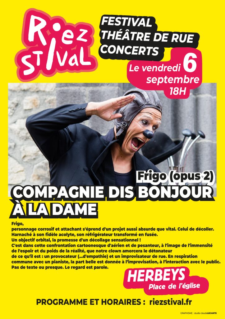 Création de la ligne graphique du festival de théâtre de rue Riezstival qui se déroule à Herbeys près de Grenoble. Design de l’affiche, flyers, le programme et campagne publicitaire en 2024 et 2025. Réalisation des fichiers d’éxécution graphique. Le festival a reçu en spectacle Fred Blin, Patrick De Valette, No Coffe for the Queen, More Aura, Dis bonjour à la Dame etc. #grenoble #herbeys #graphisme #affiche_design #fredBlin #fred_blin @fedblin @moreaura @designgraphique #theatrederue #theatre_de_rue #graphisme_lecante