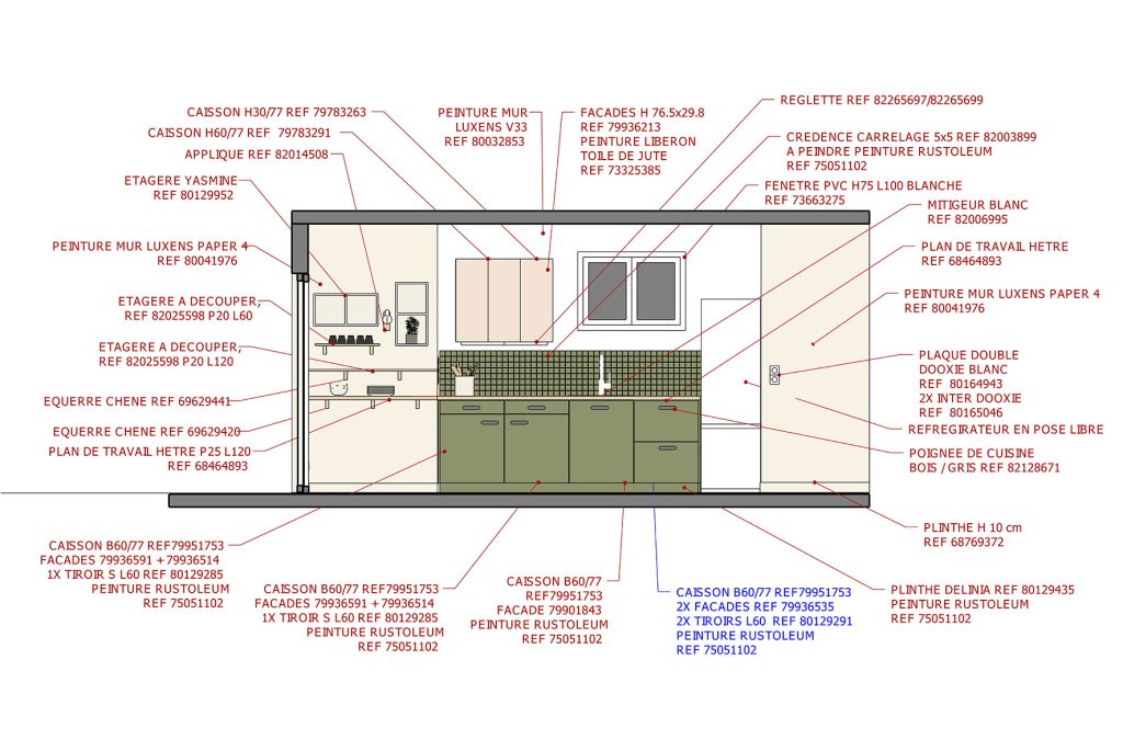Pour le catalogue et/ou le site internet de Leroy Merlin, dans le cadre des «cahiers d’idées» propositions d’aménagement et d’astuces de construction. D’après un briefing avec cible fournie, rendu de différents concept pour validation. Puis conception des espaces et design des mobiliers avec comme contrainte l’utilisation des matériaux vendus chez Leroy Merlin. Conception, design et ambiance, plans de fabrication du décor pour la future réalisation des photographies servant au catalogue. design : Claude Lecante #leroymerlin @leroymerlin @claudelecante