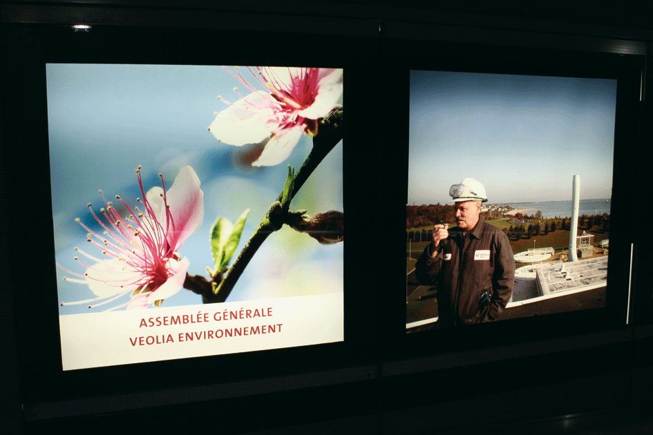 Graphisme de la convention Veolia Environnement qi s'est déroulée à Paris Villepinte. Conception et réalisation graphique par Claude Lecante. #designgraphique #design #graphisme