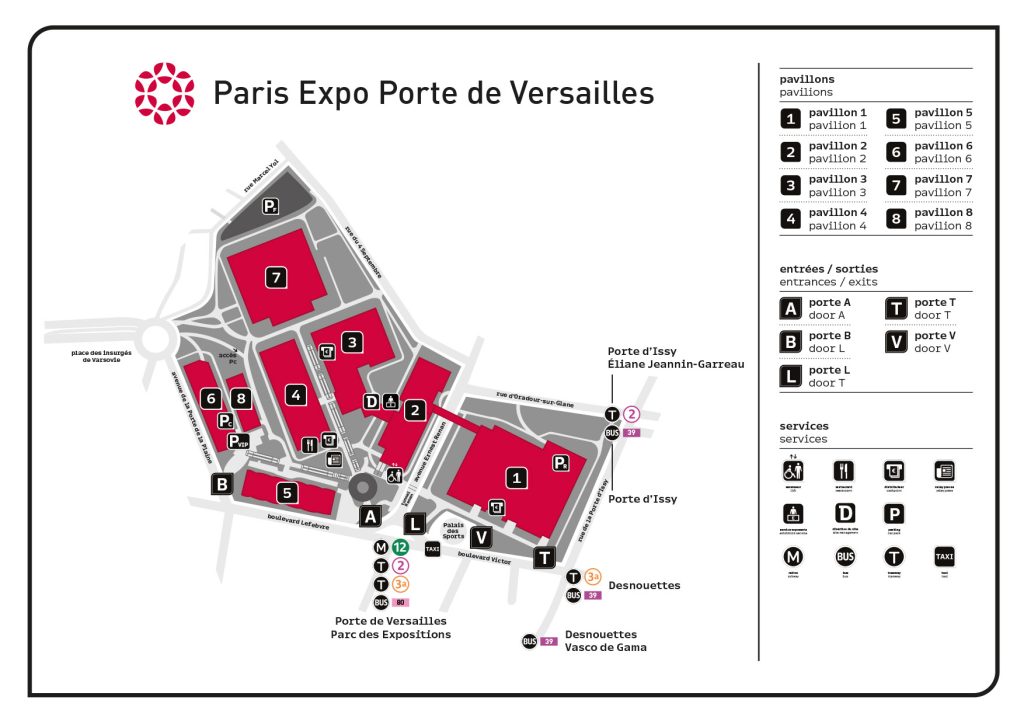 Nouvelle signalétique des sites VIPARIS comprenant intérieurs et extérieurs bâtiments. Programmation, APS, APD et cahier de développement de design des objets et graphismes suite à la charte remise par l'agence Minsk. Mise au point de nouveaux systèmes signalétiques pour certains sites. Création graphique des plans d'orientation. Projet réalisé par Claude Lecante, designer et signaléticien. #wayfind #signage #wayfinding @wayfinding @signage #claudelecante @viparis #viparis #villepinte