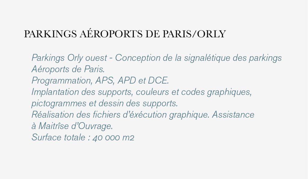 Préconisations et propositions signalétiques concernant l’ensemble des parkings de CDG (P AB, CD EF...) à Roissy Charles De Gaulle Conception de la signalétique des parkings Aéroports de Paris. Programmation, aps, apd et dce. Implantation des supports, couleurs et codes graphiques, pictogrammes et dessin des supports. Traitement de la signalétique de localisation, des entrées de parkings, directionnels et marquage des sas. Graphisme en Collaboration avec Frédéric Weill et Kaunpunki #adp #lecante @aéroportsdeparis #aéroportsdeparis #signage #wayfinding