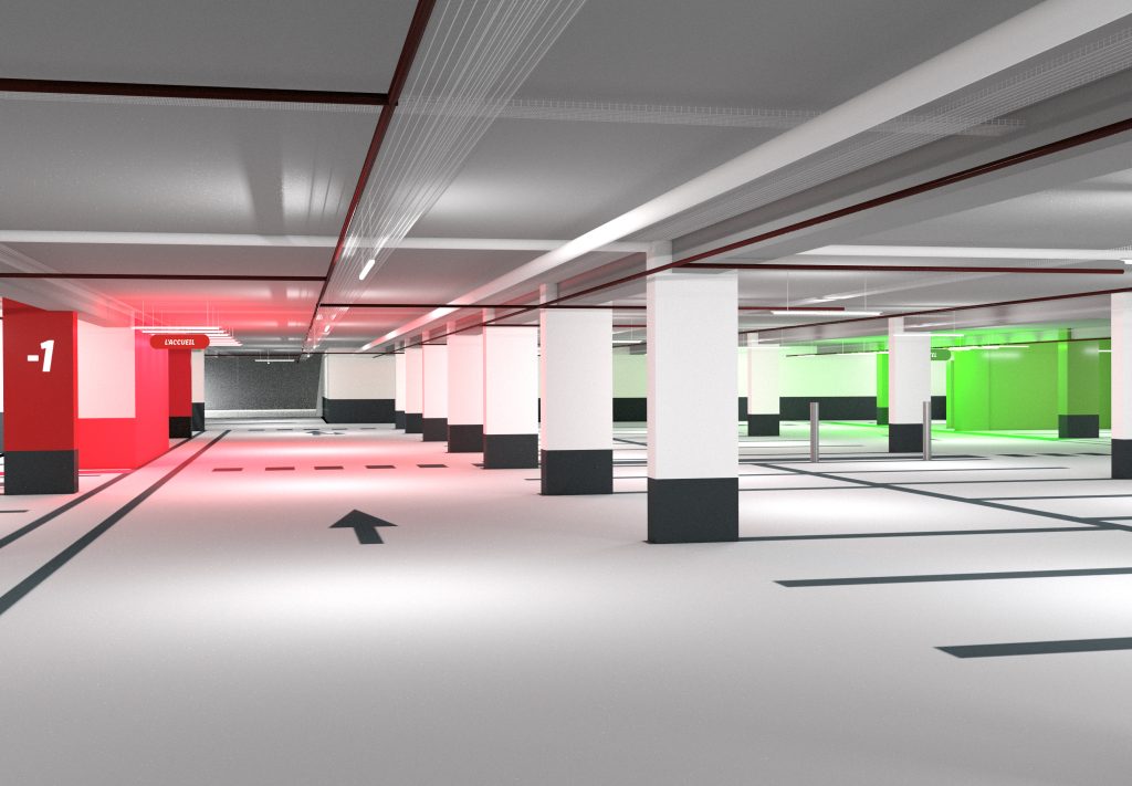 Dans le cadre de la construction du Campus Lidl, Conception et design de la signalétique du parking. Chaque accès du parking mène à un bâtiment différent ayant une fonction précise... L’hôtel, l’accueil, les bureaux, l’administration. Une couleur a été attribué pour chaque bâtiment. L’utilisateur pour se repérer n’a qu’ à suivre les gomettes colorées. Concept global, conception graphique, implantation sur plan, réalisation des fichiers d’exécution. #lecante #signage #lidl @lidl @lecante @signage @wayfinding wayfinding design Claude Lecante et cignaL.fr