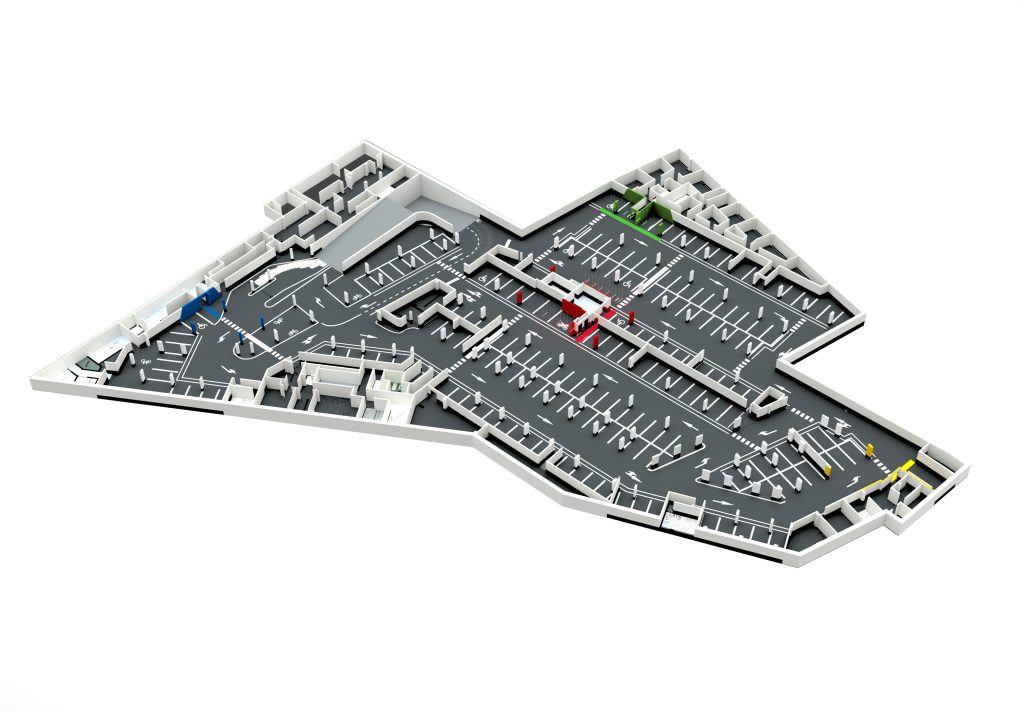 Dans le cadre de la construction du Campus Lidl, 
Conception et design de la signalétique du parking. 
Chaque accès du parking mène à un bâtiment différent ayant
une fonction précise... L’hôtel, l’accueil, les bureaux, l’administration.
Une couleur a été attribué pour chaque bâtiment.
L’utilisateur pour se repérer n’a qu’ à suivre les gomettes
colorées.
Concept global, conception graphique, implantation sur plan,
réalisation des fichiers d’exécution.
#lecante #signage #lidl @lidl @lecante @signage @wayfinding wayfinding
design Claude Lecante et cignaL.fr