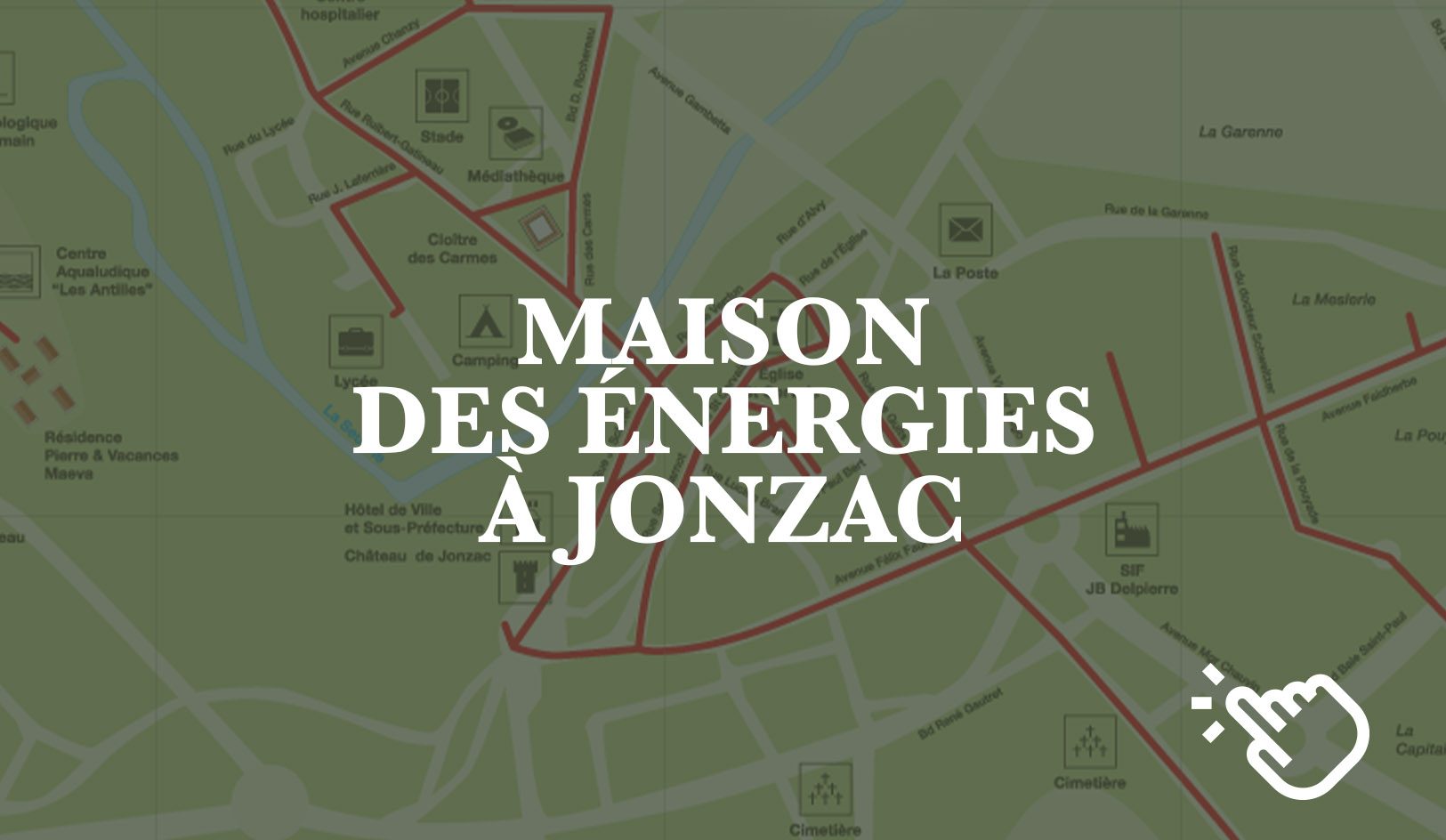 Conception graphique de l’ensemble de la Maison des énergies de Jonzac en Charentes Maritimes. Espace d’information et de pédagogie dédié aux énergies renouvelables. Surface : 300 m2 Scénographie : Clémence Farrell. Textes : Lucette Valentino.