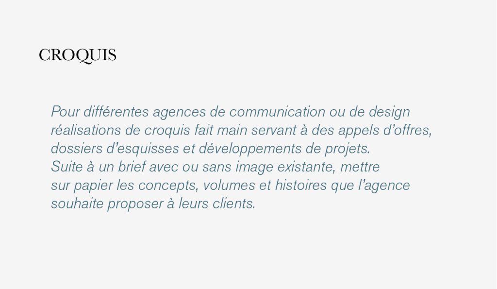 Pour nos projets ou pour différentes agences de communication ou de design, réalisations de croquis fait main servant à des appels d’offres, dossiers d’esquisses et développements de projets. Suite à un brief avec ou sans image existante, mettre sur papier les concepts, volumes et histoires que l’agence souhaite proposer à leurs clients. #drawing #croquis_architecture #claude_lecante #design_graphique #graphisme #dessinmain