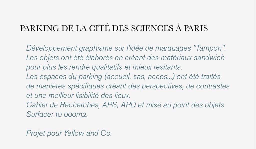 Préconisations et propositions signalétiques concernant l’ensemble des parkings de CDG (P AB, CD EF...) à Roissy Charles De Gaulle Conception de la signalétique des parkings Aéroports de Paris. Programmation, aps, apd et dce. Implantation des supports, couleurs et codes graphiques, pictogrammes et dessin des supports. Traitement de la signalétique de localisation, des entrées de parkings, directionnels et marquage des sas. Graphisme en Collaboration avec Frédéric Weill et Kaunpunki #adp #lecante @aéroportsdeparis #aéroportsdeparis #signage #wayfinding