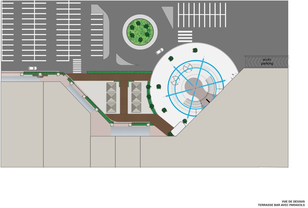 Création de la nouvelle identité architecturale des façades et du mail. Organisation des espaces et design des mobiliers intérieurs et exterieurs. Réalisation des images, et plans. Nouvelle identité graphique et graphisme : Agence Saisons. #retaildesign @claudelecante #retailsignage #nicelingostière