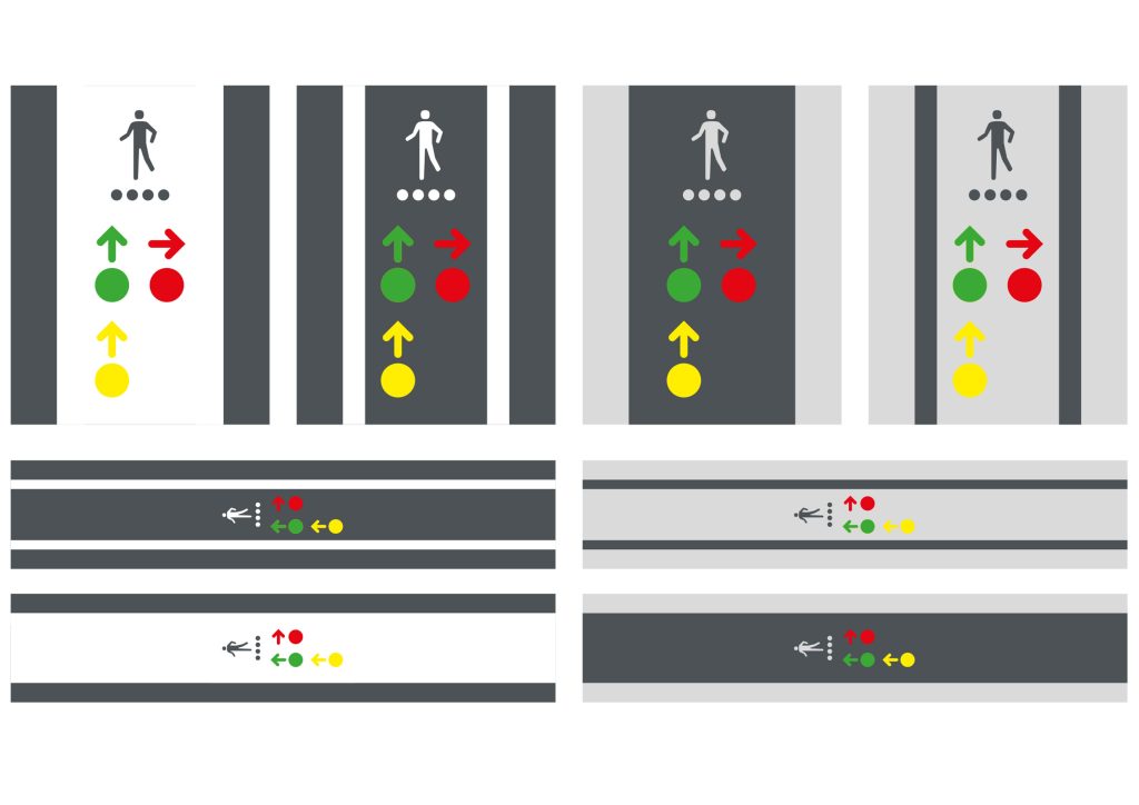 Dans le cadre de la construction du Campus Lidl, Conception et design de la signalétique du parking. Chaque accès du parking mène à un bâtiment différent ayant une fonction précise... L’hôtel, l’accueil, les bureaux, l’administration. Une couleur a été attribué pour chaque bâtiment. L’utilisateur pour se repérer n’a qu’ à suivre les gomettes colorées. Concept global, conception graphique, implantation sur plan, réalisation des fichiers d’exécution. #lecante #signage #lidl @lidl @lecante @signage @wayfinding wayfinding design Claude Lecante et cignaL.fr