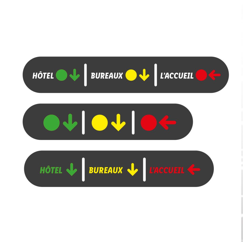 Dans le cadre de la construction du Campus Lidl, Conception et design de la signalétique du parking. Chaque accès du parking mène à un bâtiment différent ayant une fonction précise... L’hôtel, l’accueil, les bureaux, l’administration. Une couleur a été attribué pour chaque bâtiment. L’utilisateur pour se repérer n’a qu’ à suivre les gomettes colorées. Concept global, conception graphique, implantation sur plan, réalisation des fichiers d’exécution. #lecante #signage #lidl @lidl @lecante @signage @wayfinding wayfinding design Claude Lecante et cignaL.fr