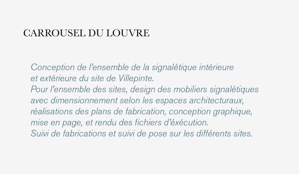 Nouvelle signalétique des sites VIPARIS comprenant intérieurs et extérieurs bâtiments. Programmation, APS, APD et cahier de développement de design des objets et graphismes suite à la charte remise par l'agence Minsk. Mise au point de nouveaux systèmes signalétiques pour certains sites. Création graphique des plans d'orientation. Projet réalisé par Claude Lecante, designer et signaléticien. #wayfind #signage #wayfinding @wayfinding @signage #claudelecante @viparis #viparis #carrouseldulouvre